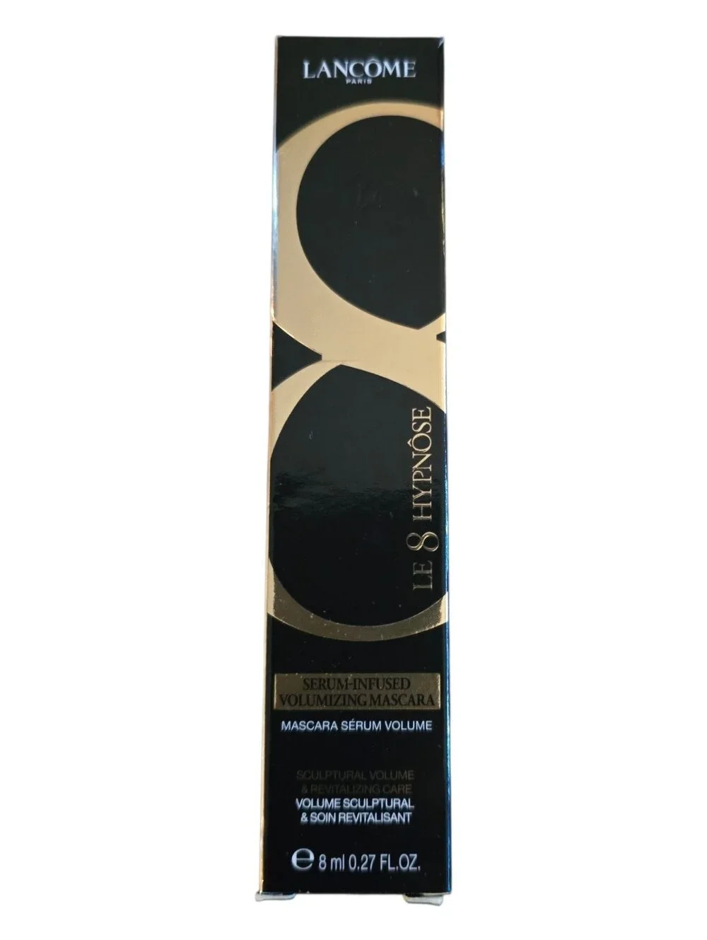 Lancome Le 8 Hypnose Noir Sculptural Serum Infused Mascara Full Sized New In Box